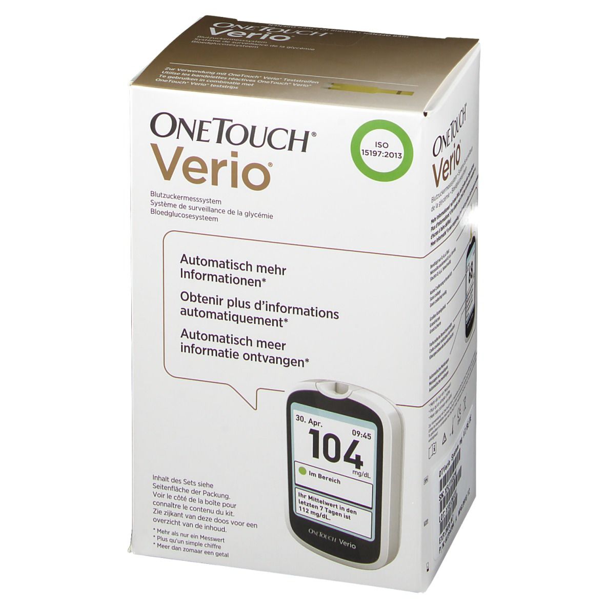 One Touch Verio Bloedglucosemeter  mg/dl