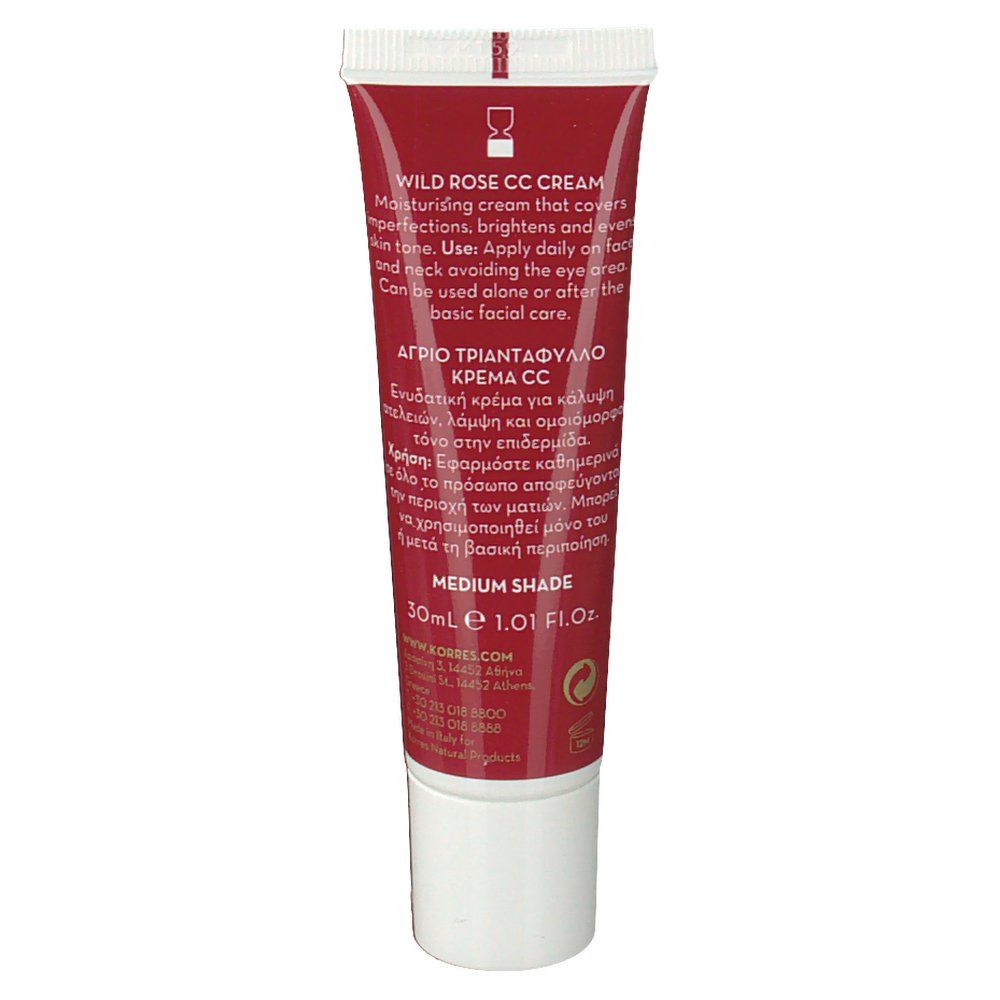 Korres Wild Rose CC Crème Medium SPF30