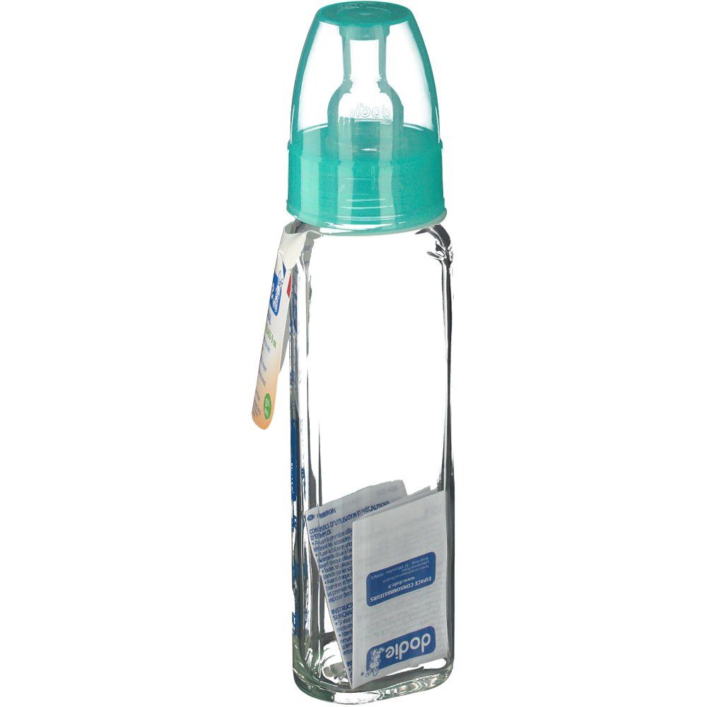 Dodie Biberon De Verre Vert Âge 2