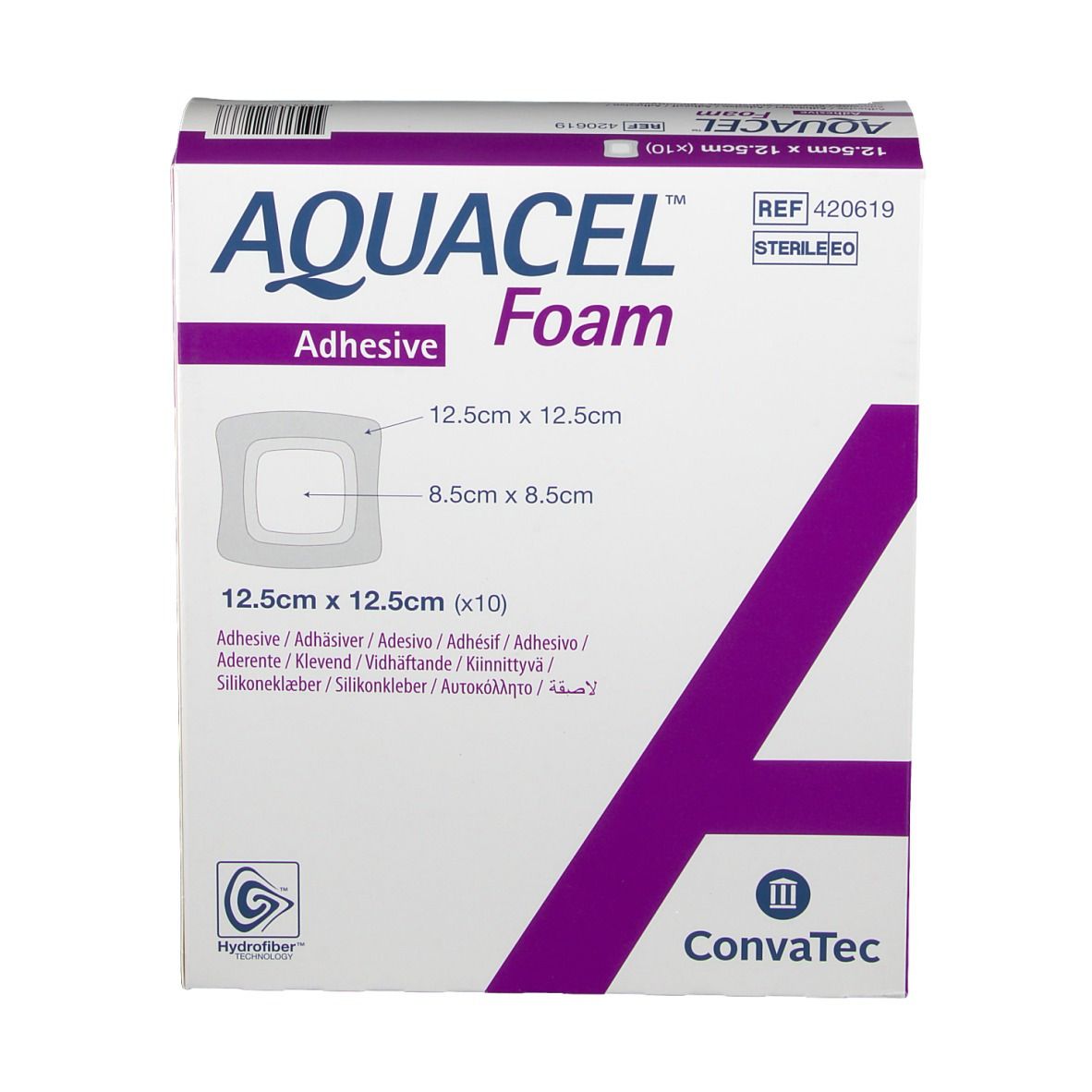 Aquacel Foam Adh 12,5x12,5cm 420804