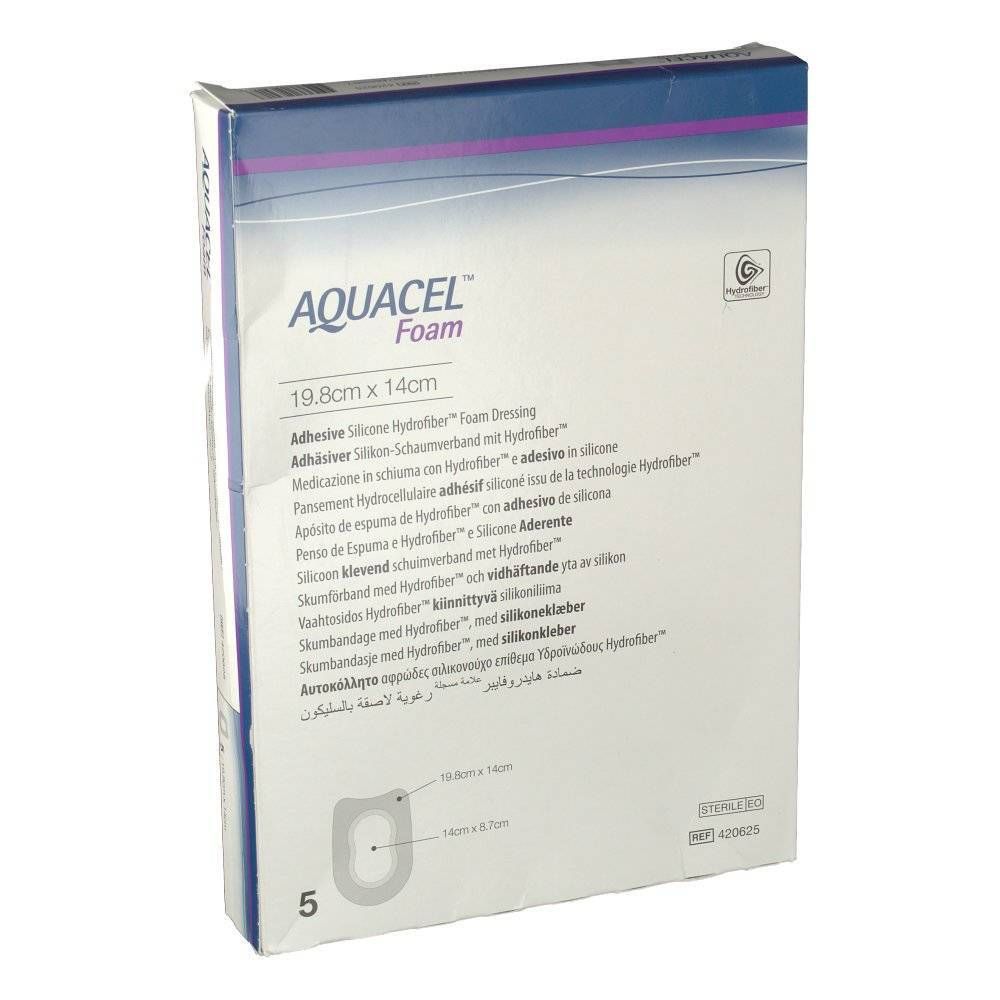 Aquacel Foam Adh Hiel 19,8x14cm² 420625