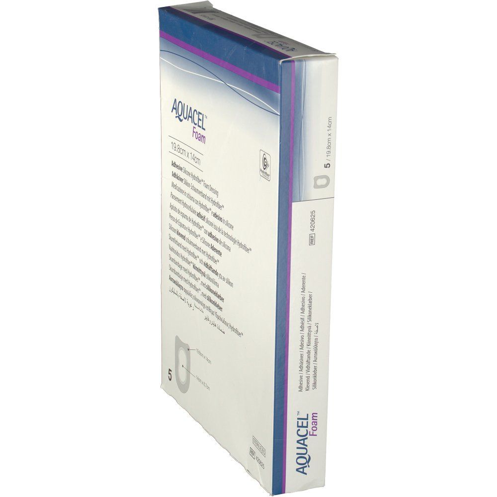 Aquacel Foam Adh Hiel 19,8x14cm² 420625
