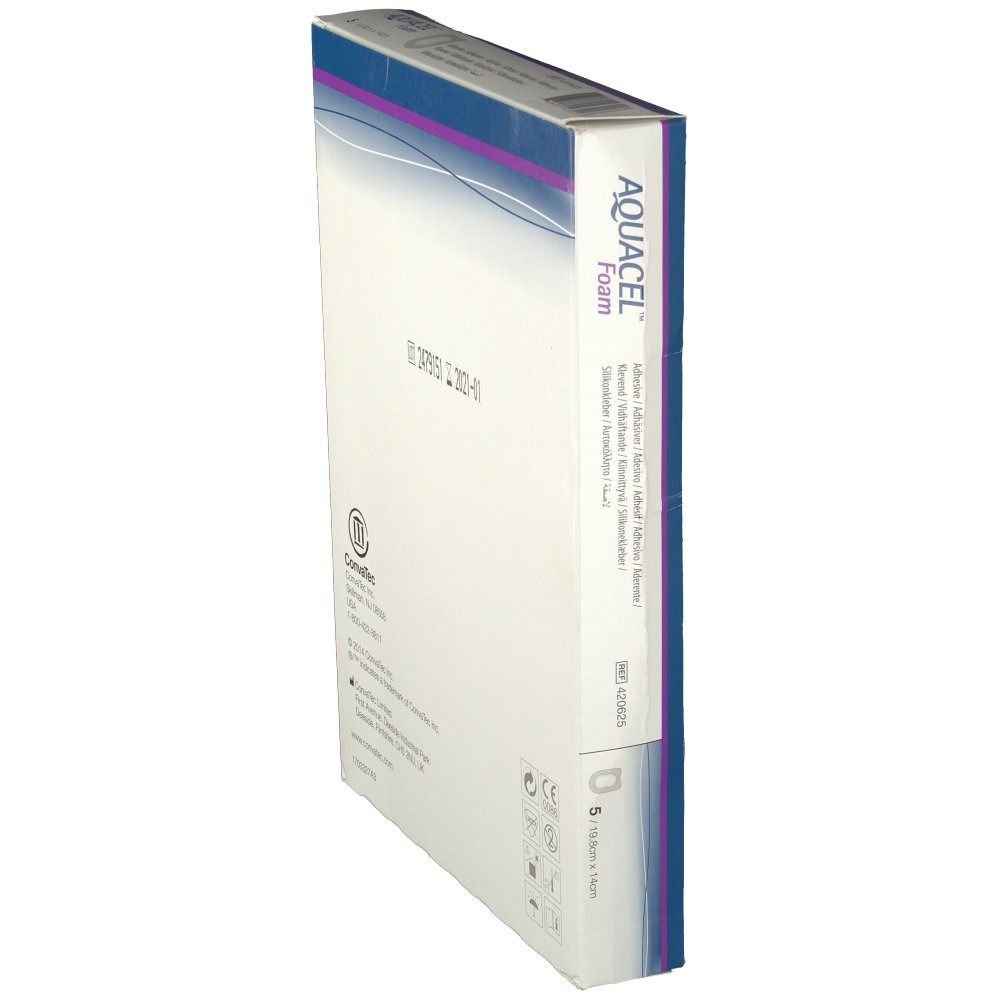 Aquacel Foam Adh Hiel 19,8x14cm² 420625