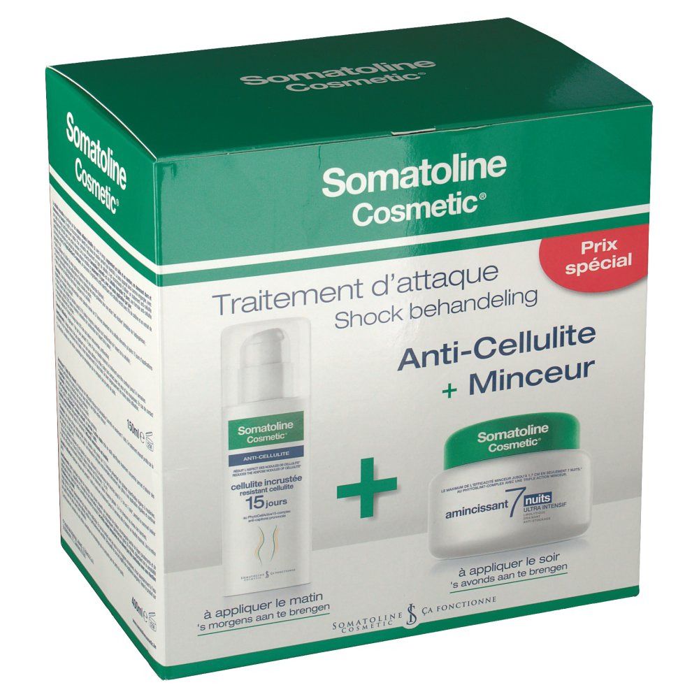 Somatoline Cosmetic Nuit 7 + Cellulite Incrustée Duo
