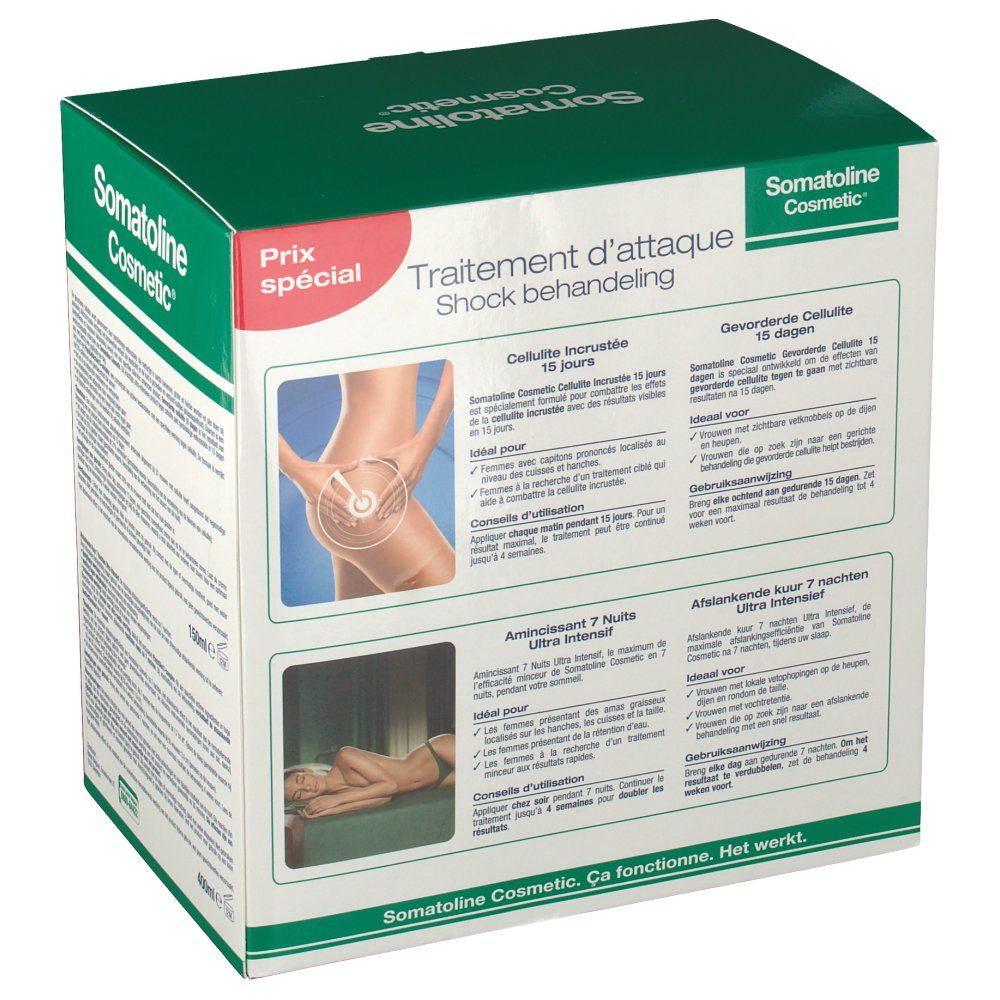 Somatoline Cosmetic Nuit 7 + Cellulite Incrustée Duo