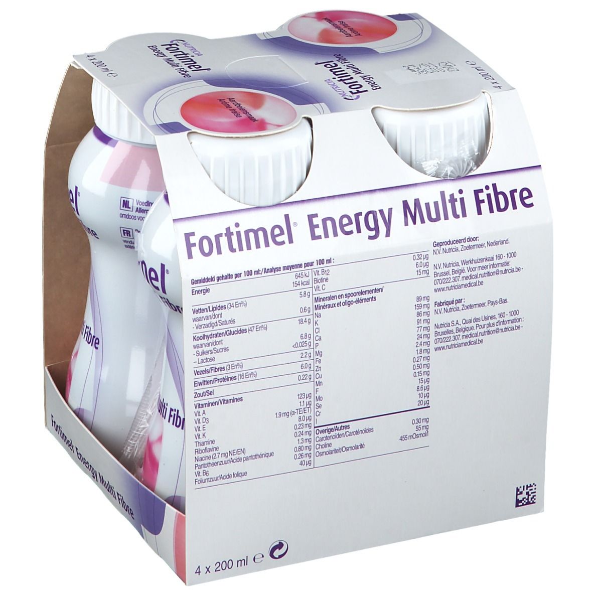 Fortimel Energy Multifibre Aardbei