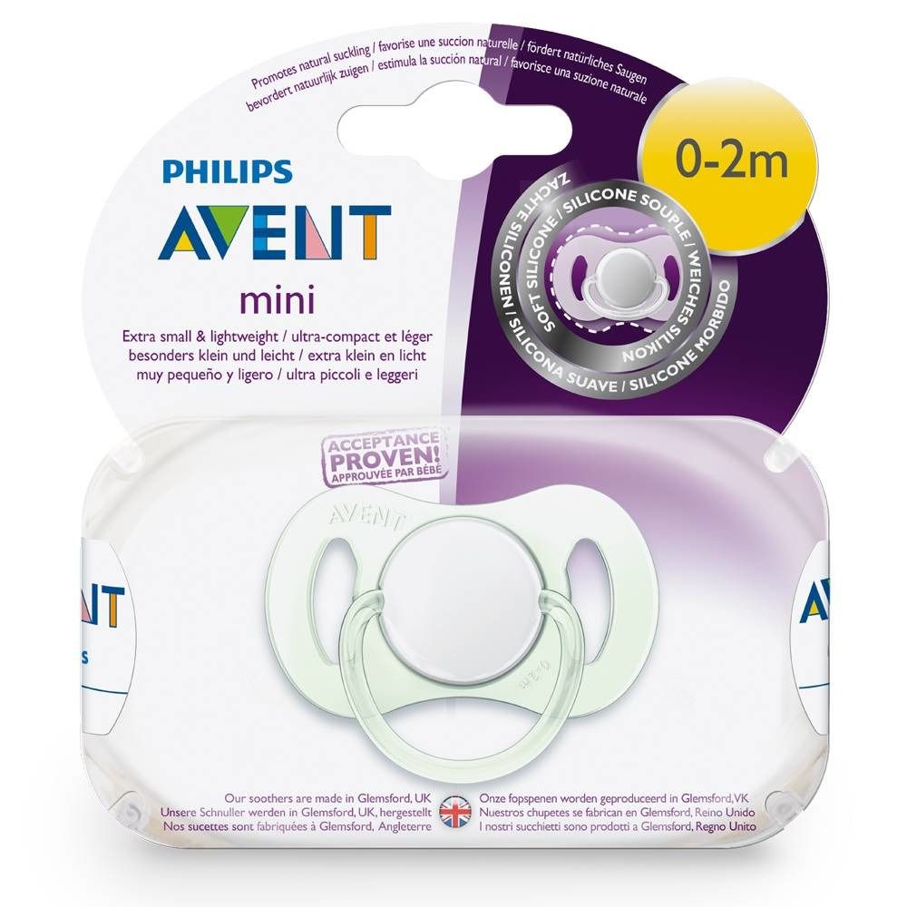 Avent Tétine Mini Unisex 0-2m Single Pack