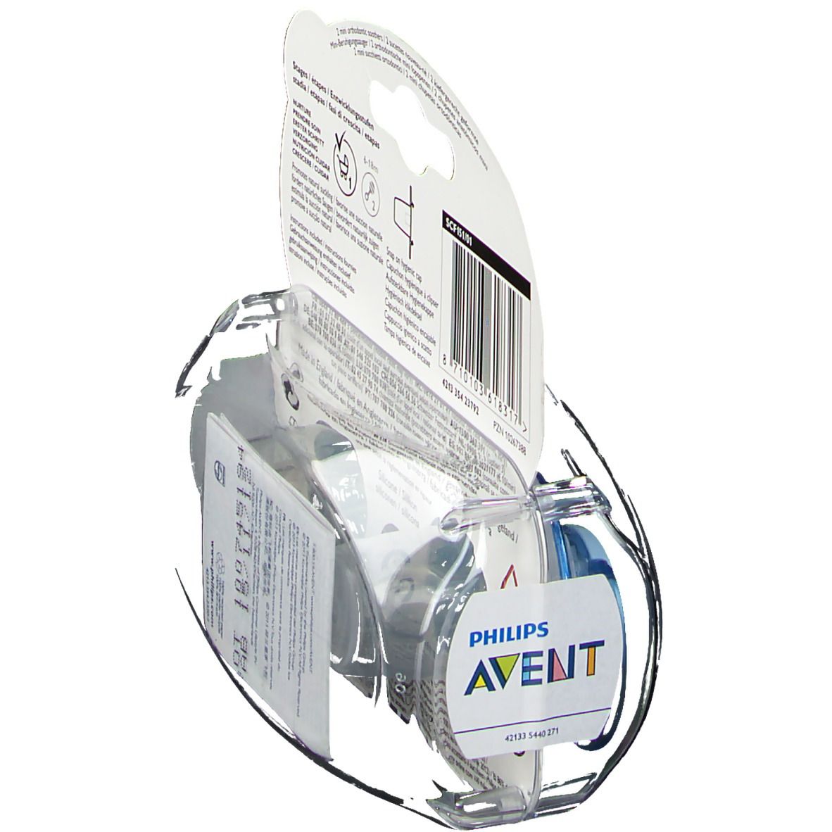 Avent Fopspeen Mini Groen/Blauw Duo 0-2M