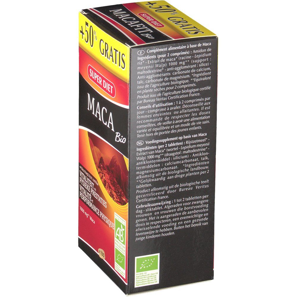 Macafit Bio + 45 Comprimés GRATUIT
