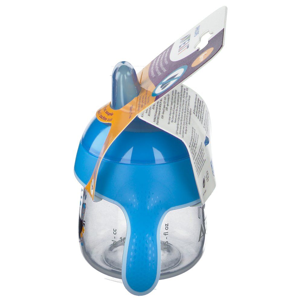 Avent Gobelet Anti-Fuite Pinguin Bleu +6m