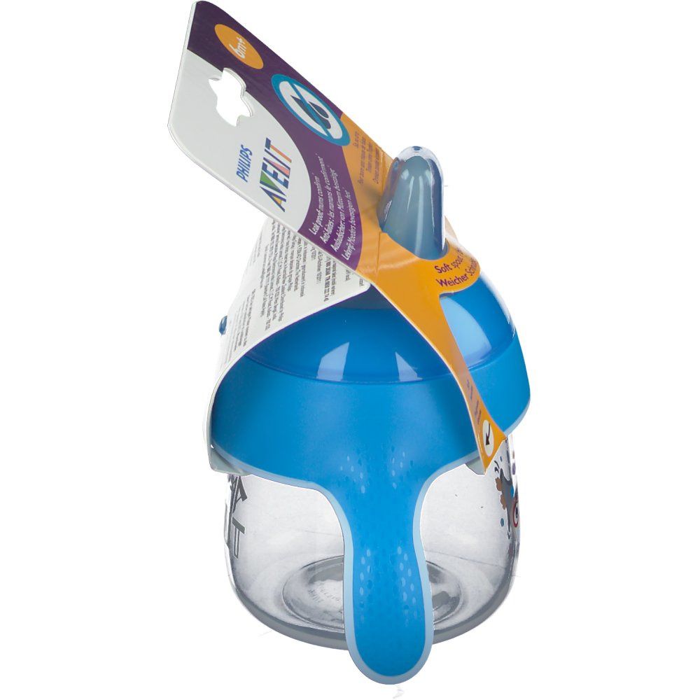 Avent Gobelet Anti-Fuite Pinguin Bleu +6m