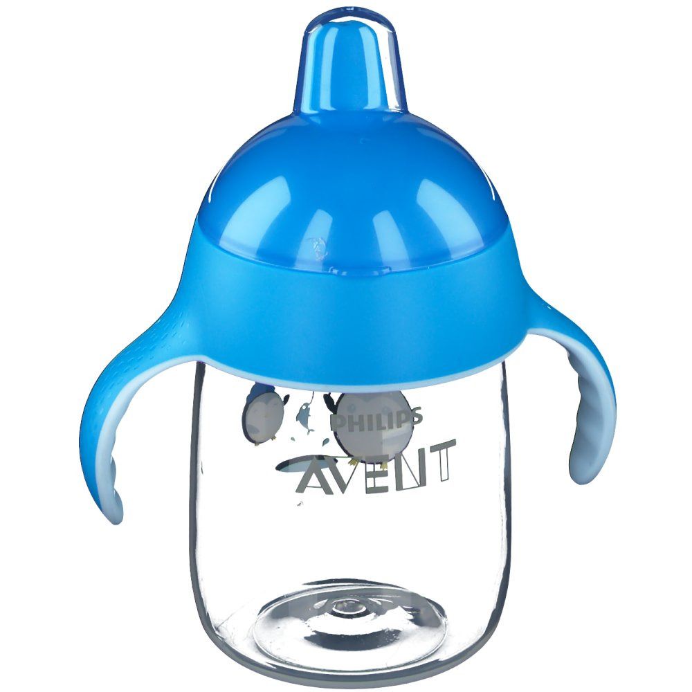 Avent Drinkbeker Anti-Lek Pinguin Blauw 18Maanden+ SCF755/05