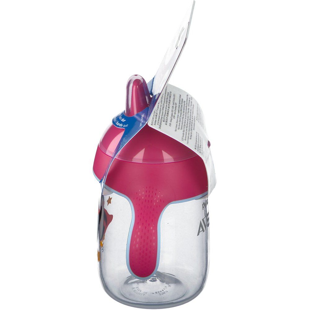 Avent Gobelet Anti-Fuite Pinguin Rose +18m