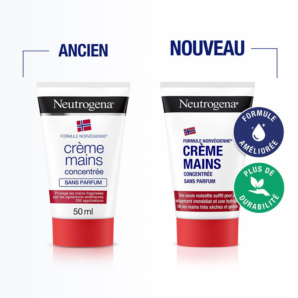 Neutrogena Nouvelle Formule Crème Mains Calmant Sans Parfum