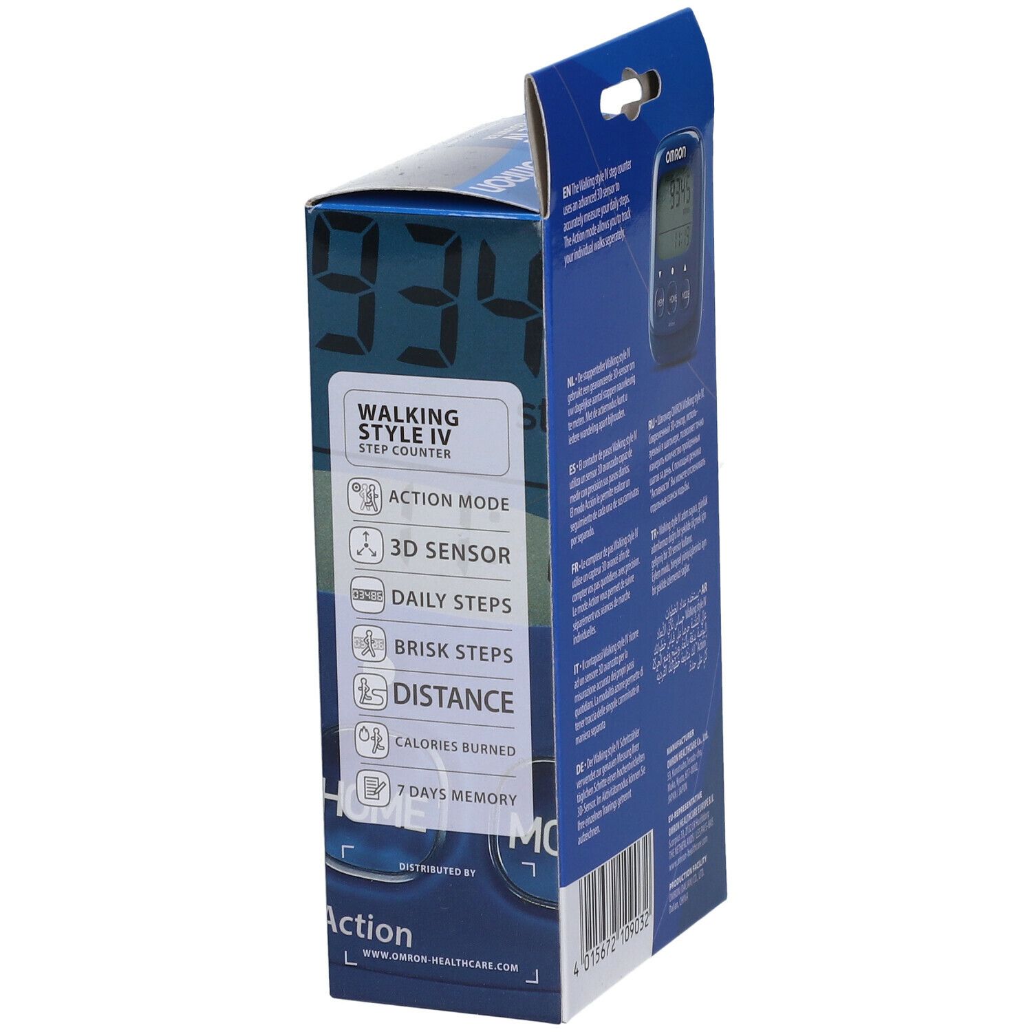Omron Stappenteller Walk Style Iv Blauw