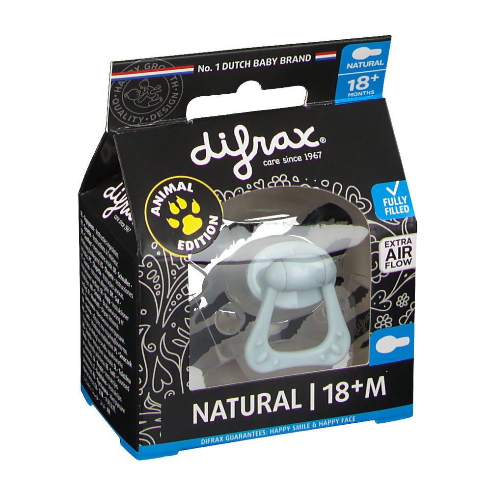 Difrax Tétine Natural Edition Spéciale +18m