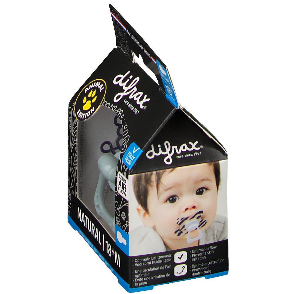 Difrax Tétine Natural Edition Spéciale +18m