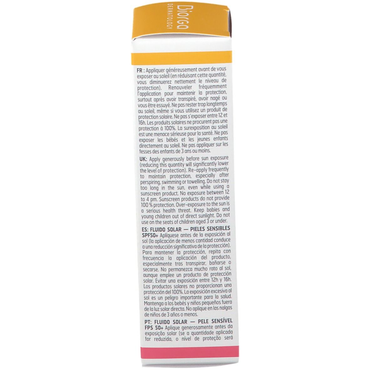 Biorga Hyseke Fluide Solaire Peaux Intolérantes IP50+