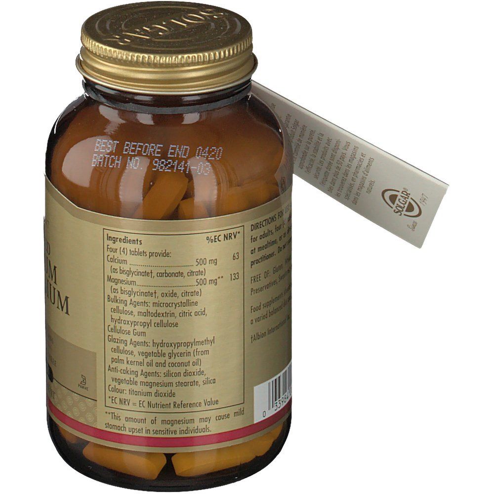 Solgar Chelated Calcium Magnesium