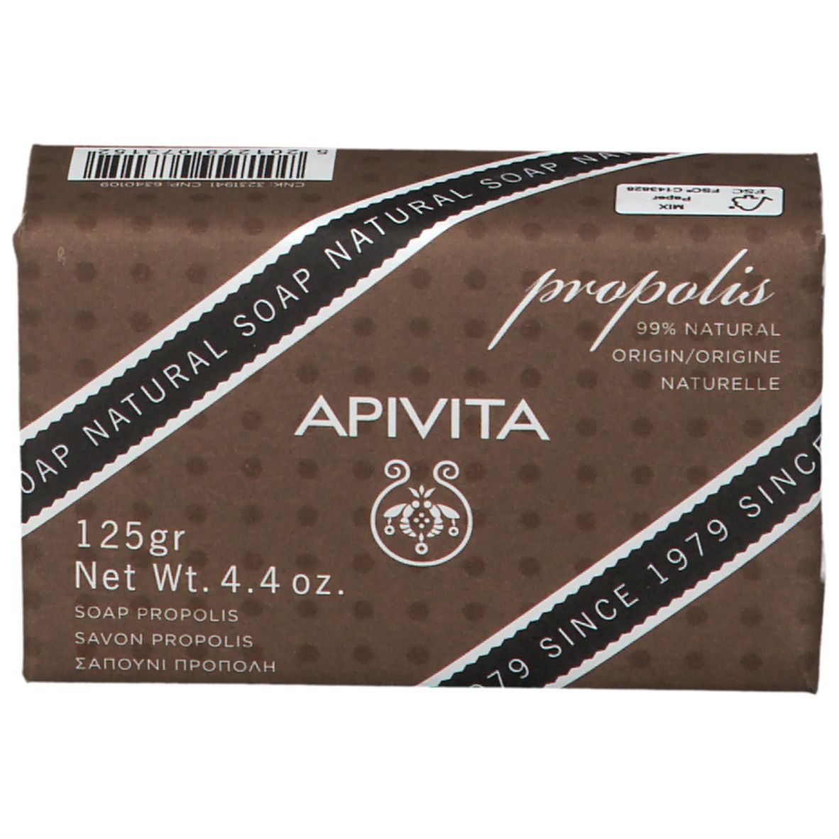 API VITA zeep met propolis, 125g. Natuurlijk product.
