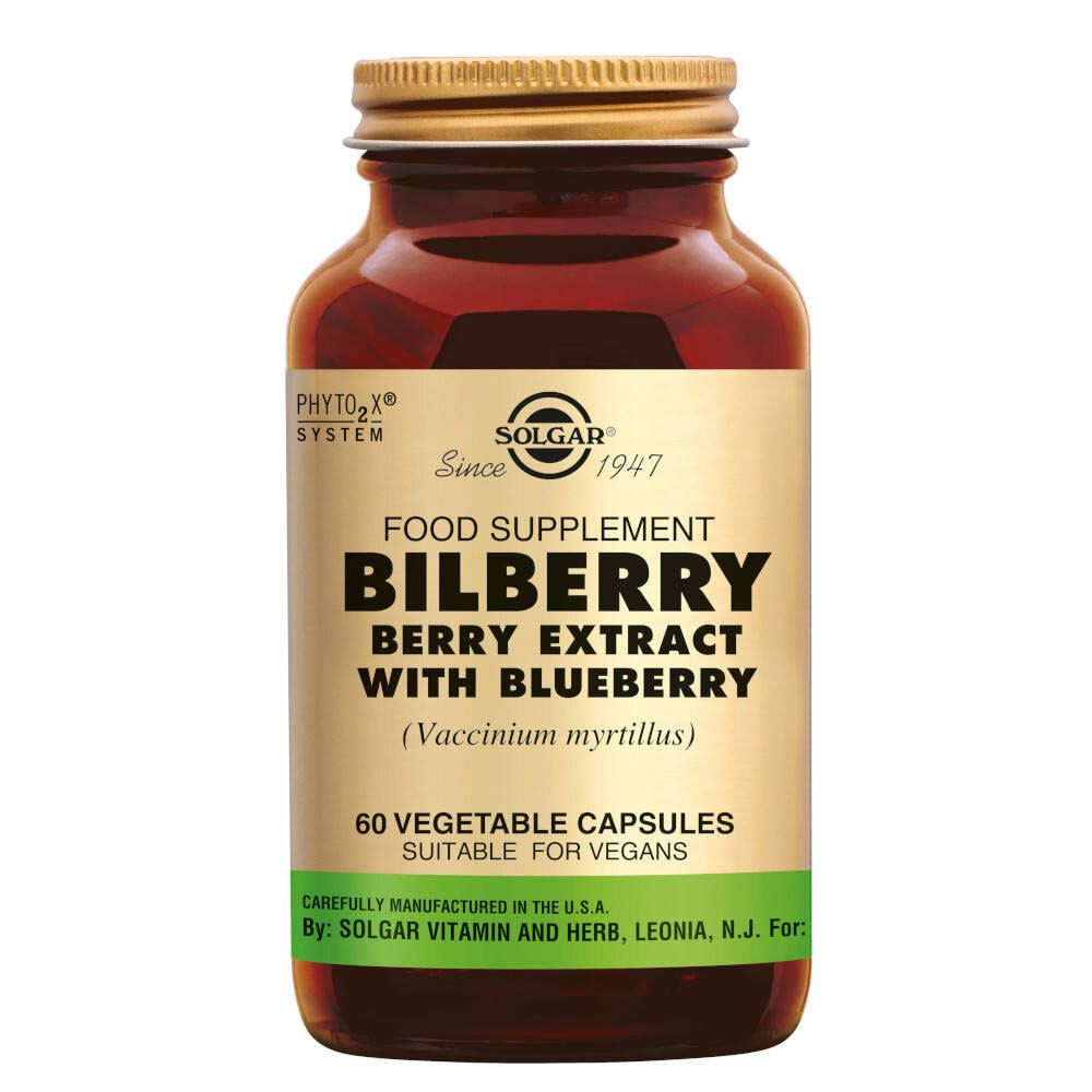 Solgar Bilberry Berry (Myrtille) Extract