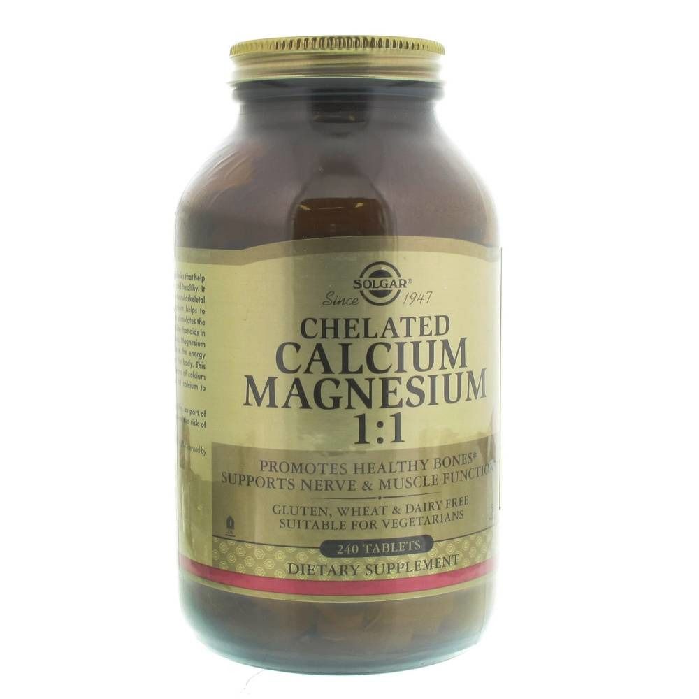 Solgar Chelated Calcium Magnesium