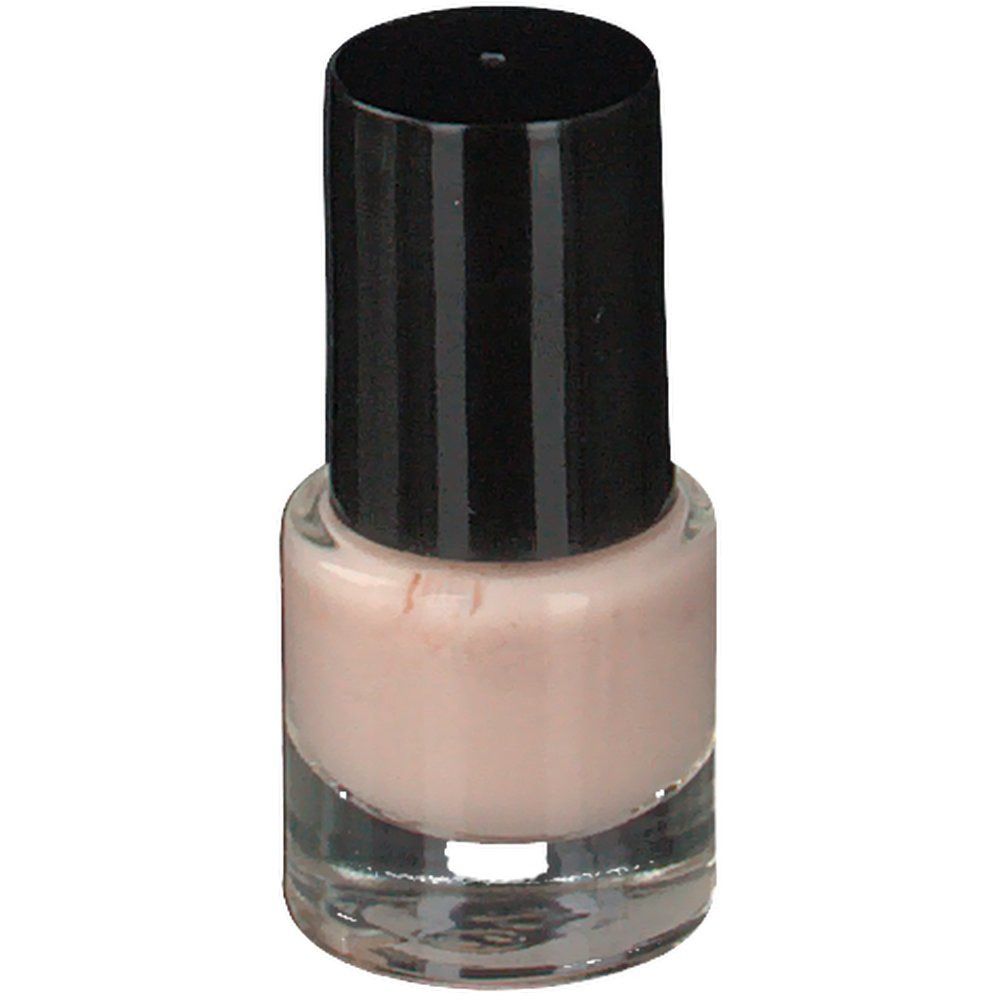 Nagellakflesje met zwarte dop. Opschrift: Imy nails, Gel & Volume Effect.