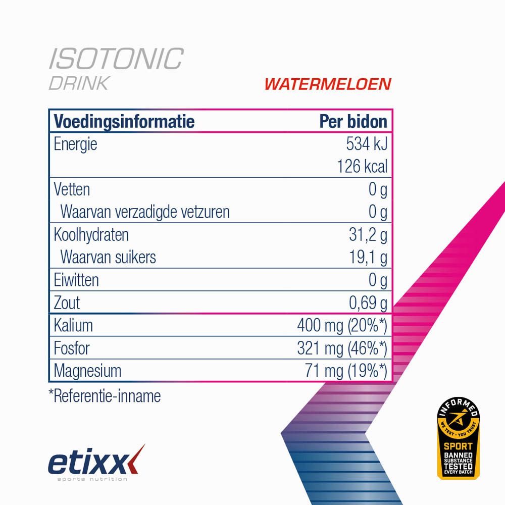 Etixx Isotonic Drink Watermelon
