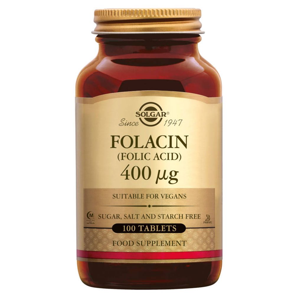 Solgar Folacin Acide folique 400 mcg