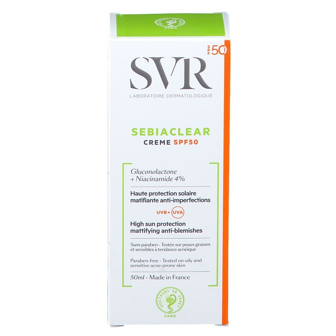 SVR Sebiaclear Crème SPF50
