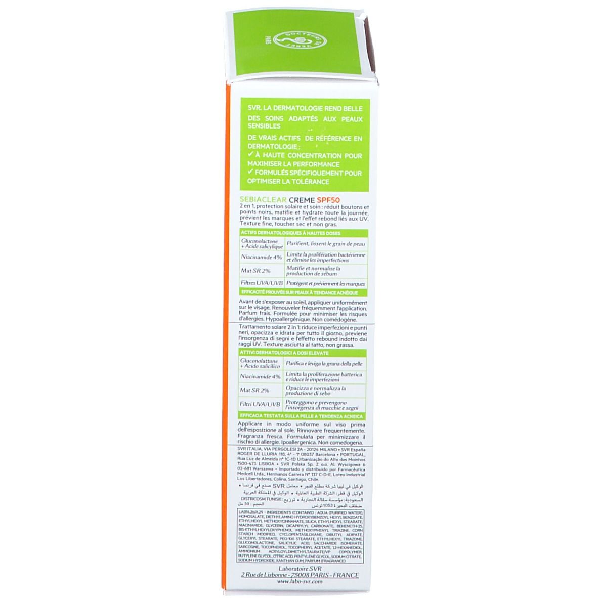 SVR Sebiaclear Crème SPF50