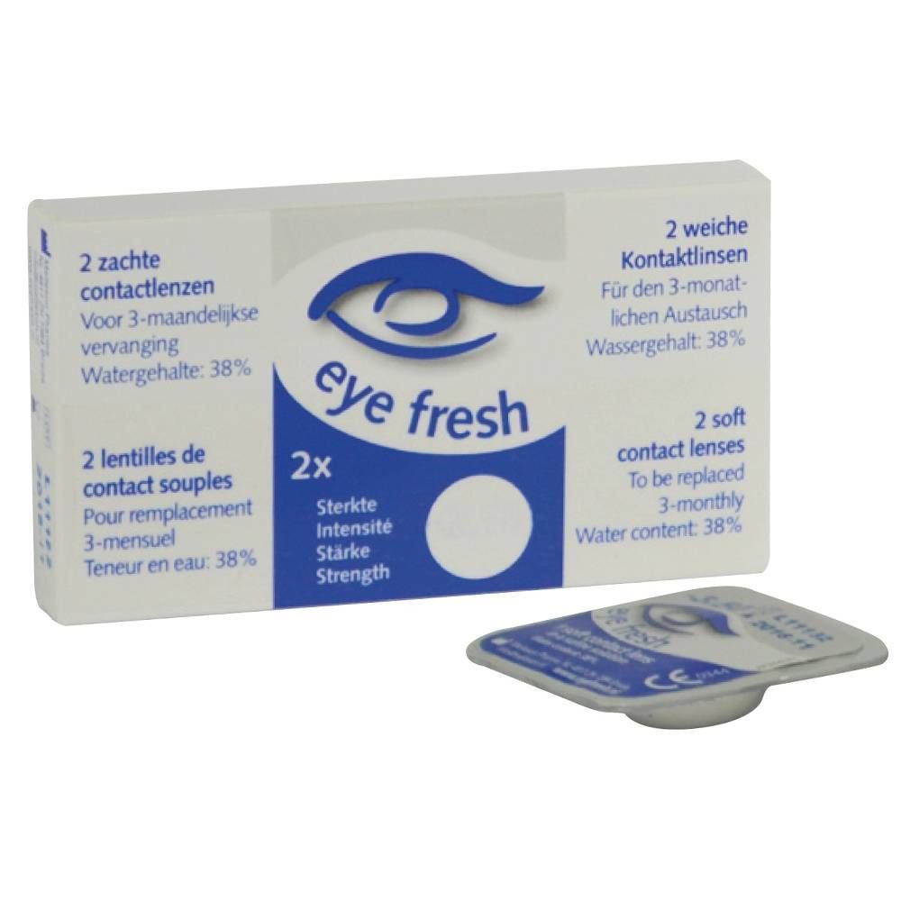 Eye Fresh 3 Mois Lentilles Mensuelles 2-pack  -1,50