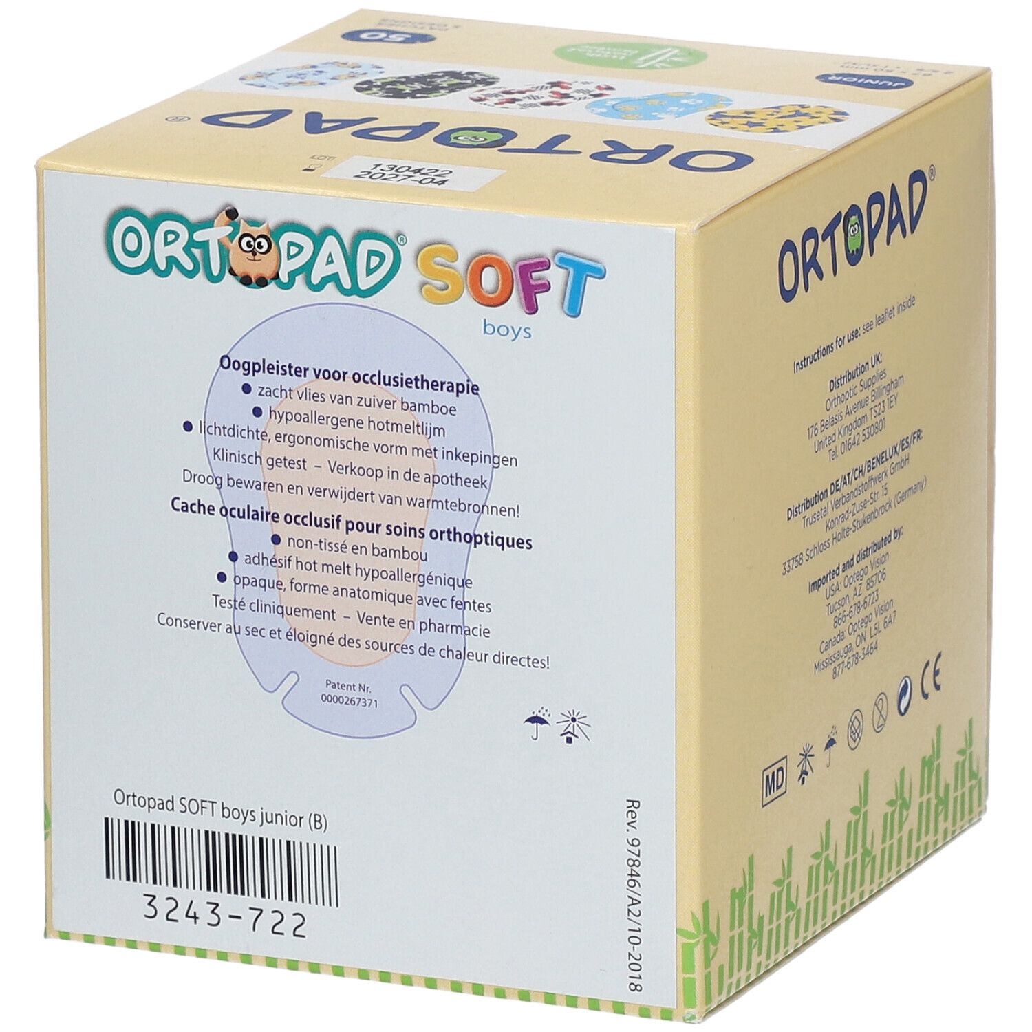 Ortopad Soft Boys Junior 67x50mm