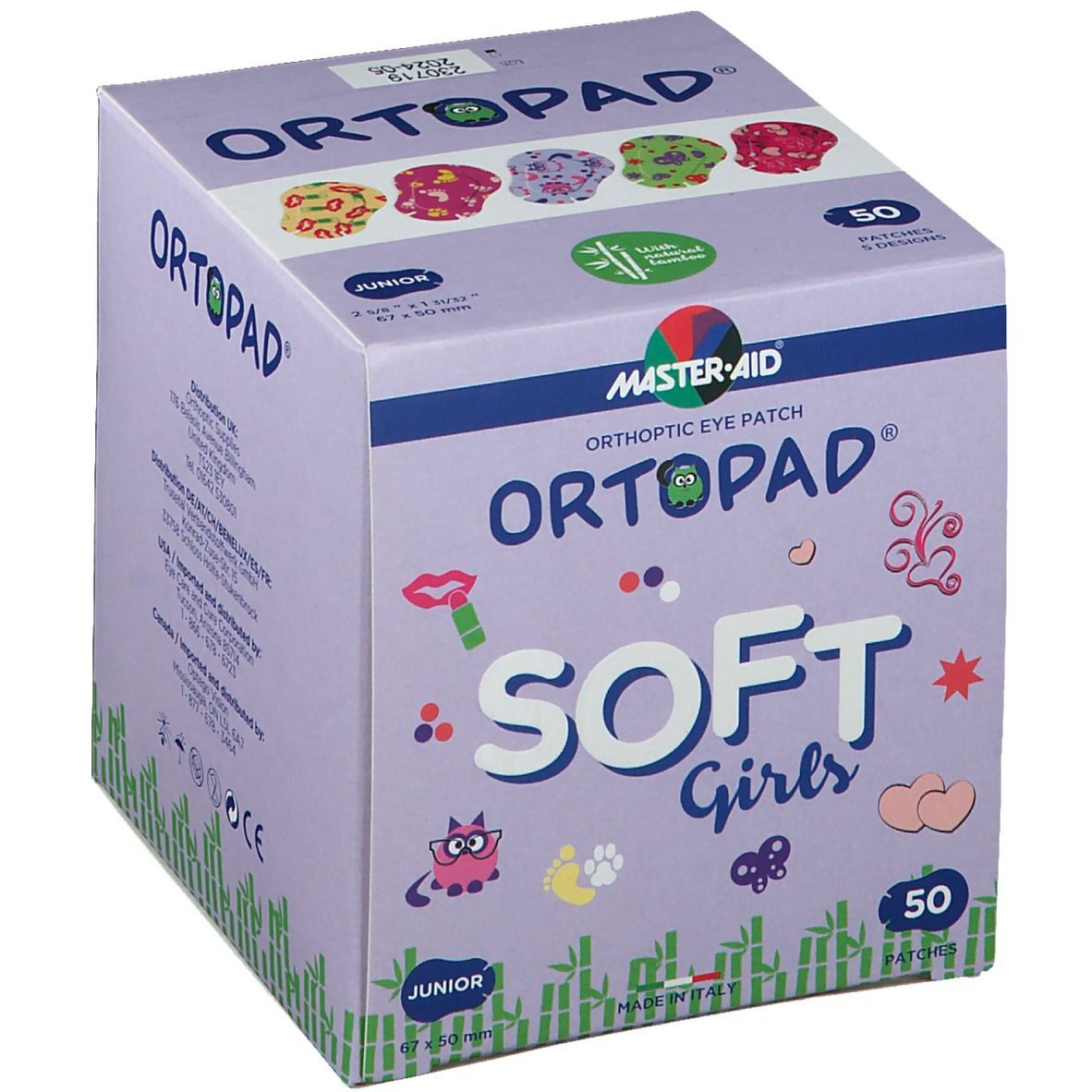 Ortopad Soft Girls Junior 67x50mm