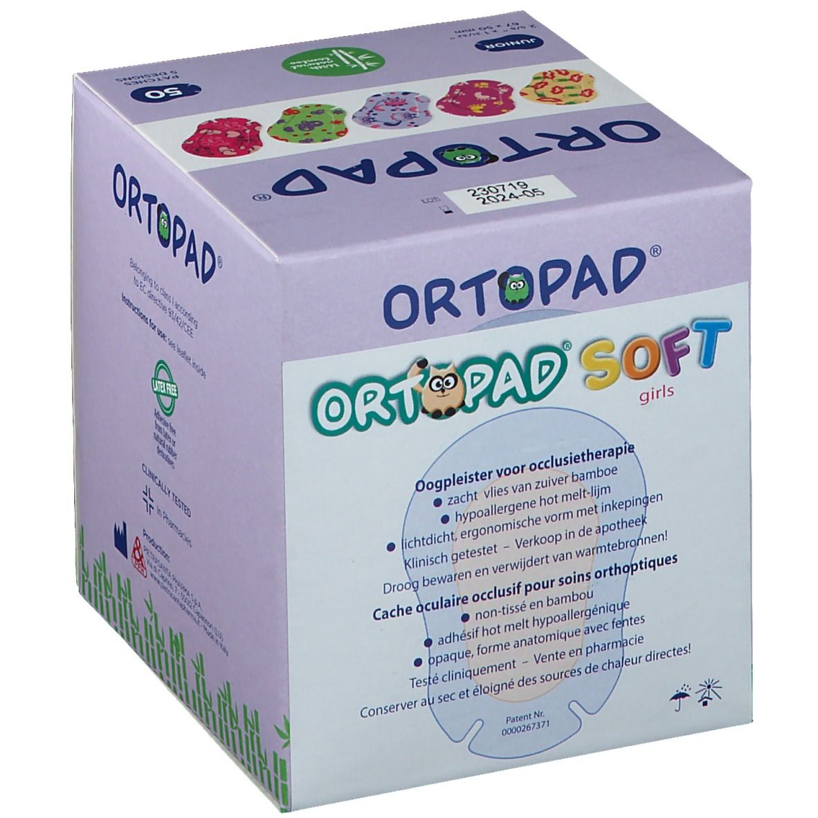 Ortopad Soft Girls Junior 67x50mm