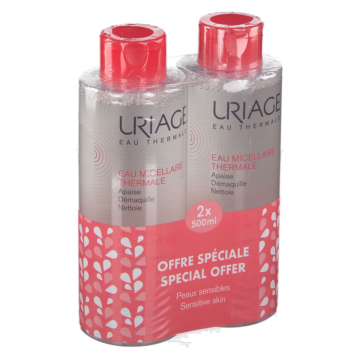 Uriage Eau Micellaire Thermale Peaux Sensibles DUO