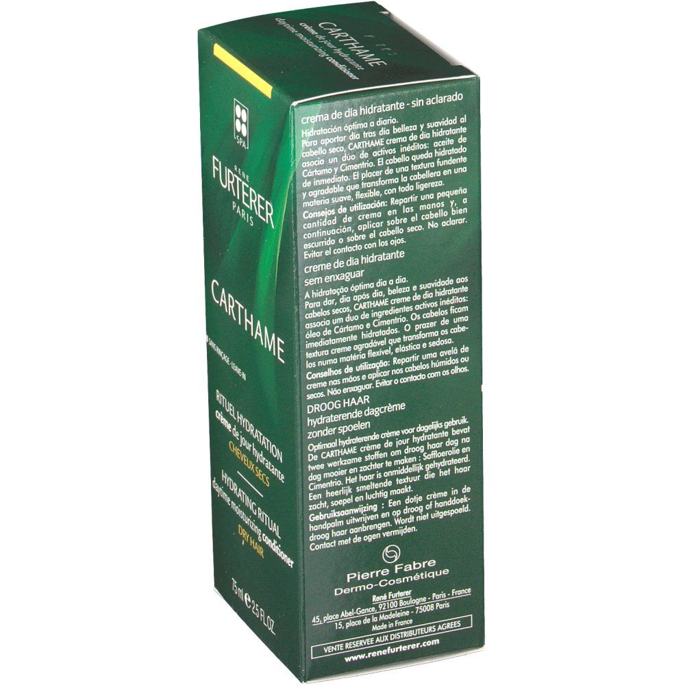 Rene Furterer Carthame Hydraterende Dagcreme Zonder Spoelen
