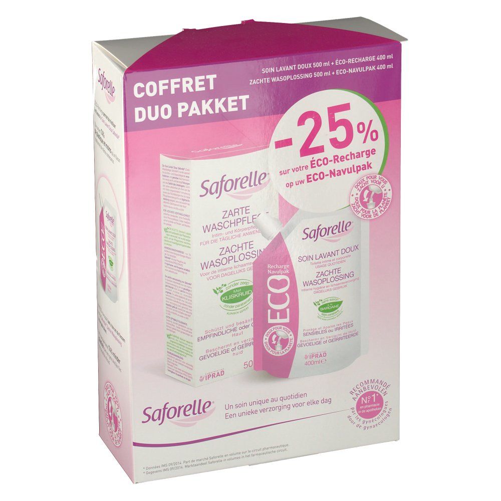 Saforelle Zachte Wasoplossing + Eco Navulpak