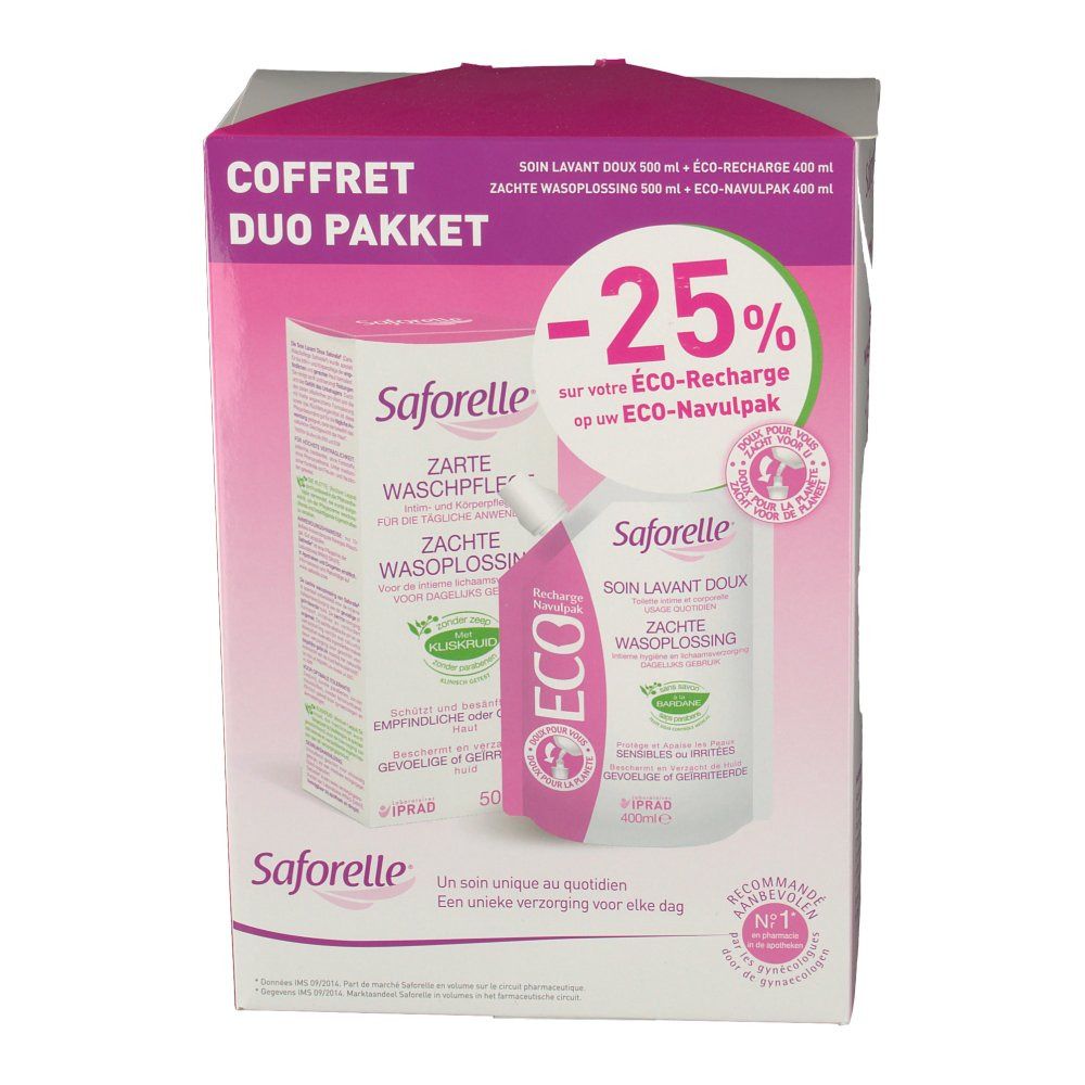 Saforelle Zachte Wasoplossing + Eco Navulpak