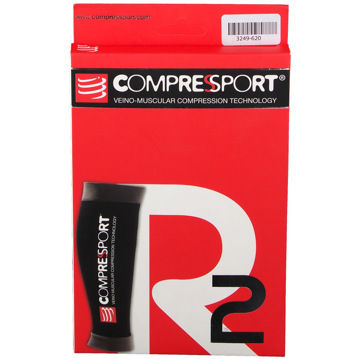 Compressport Kuit R2 Zwart Maat 0