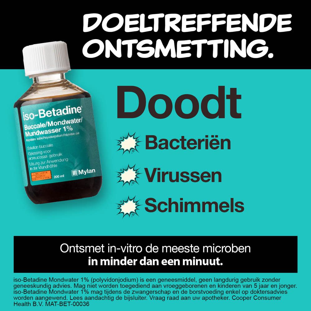 iso-Betadine® Mondwater 1%
