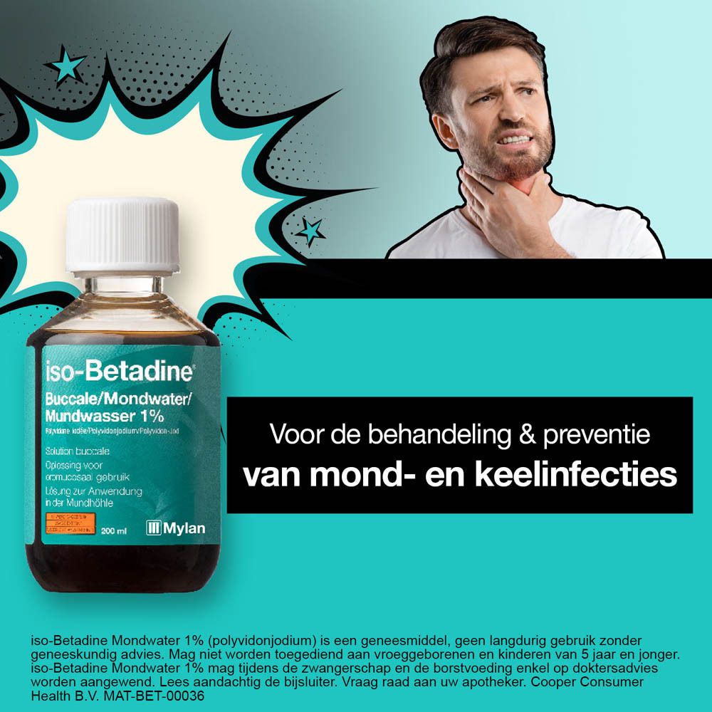 iso-Betadine® Mondwater 1%