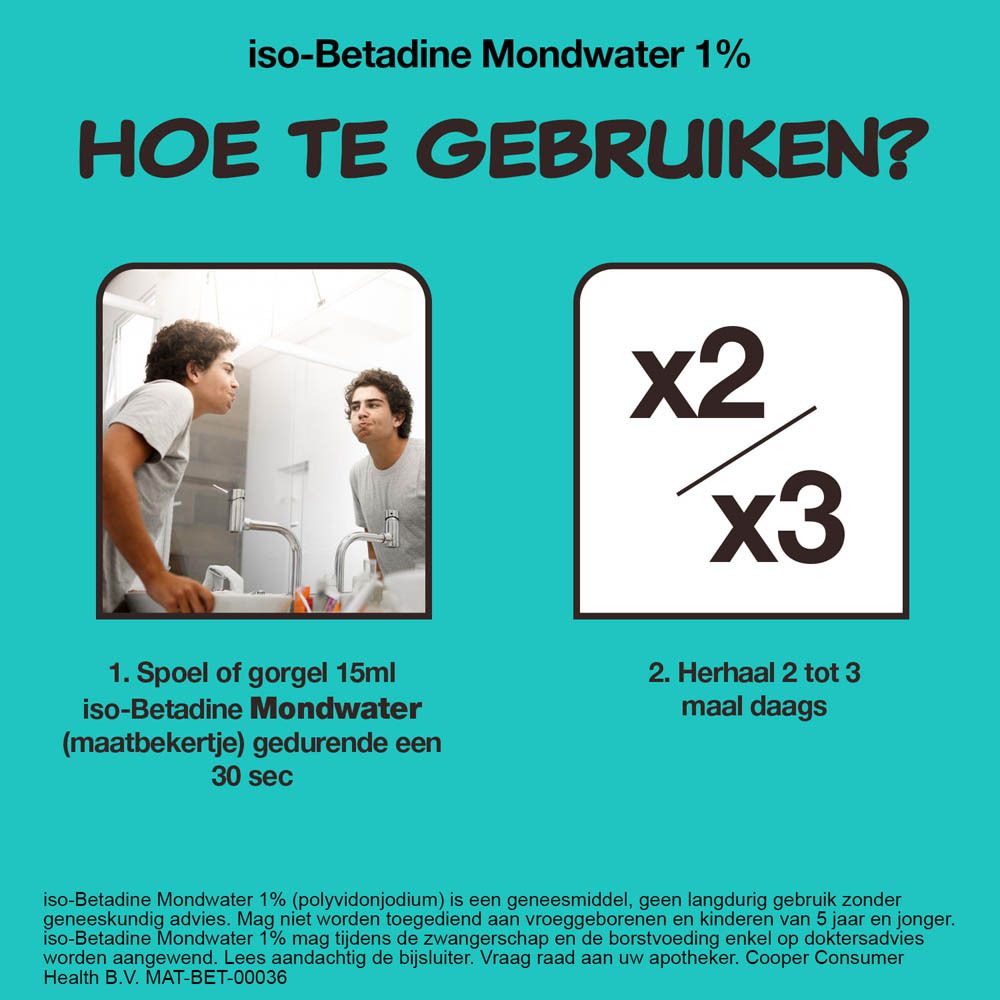 iso-Betadine® Mondwater 1%