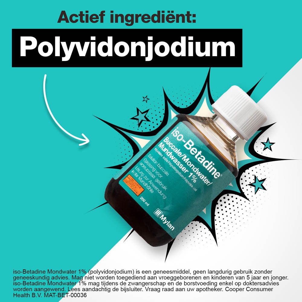 iso-Betadine® Mondwater 1%