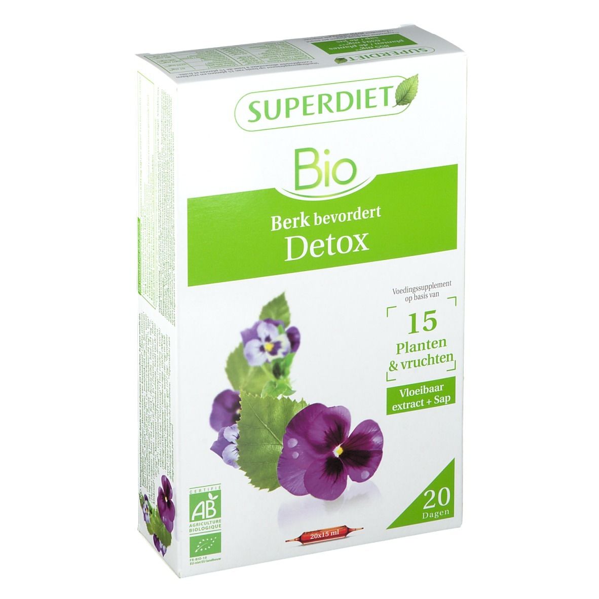 Superdiet Complex Detox 15 Planten en Vruchten Bio
