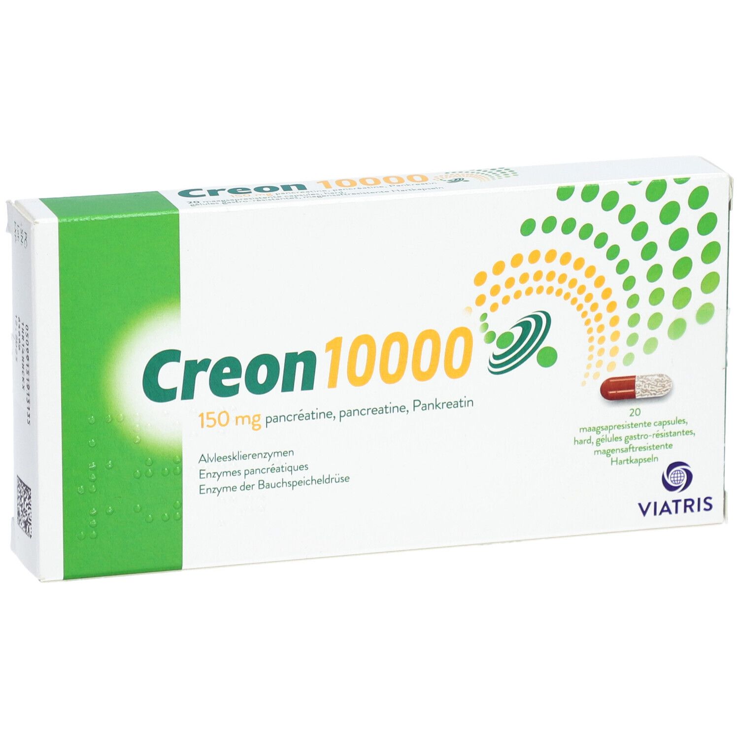 Creon 10000 Gastrorésistant Dur 150mg
