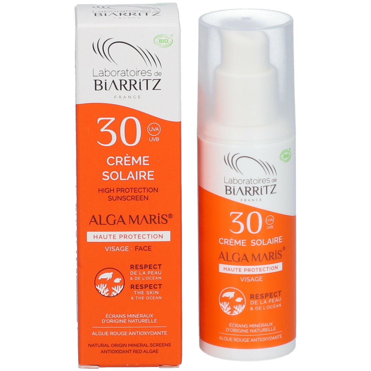 Alga Maris Crème Solaire Visage SPF30