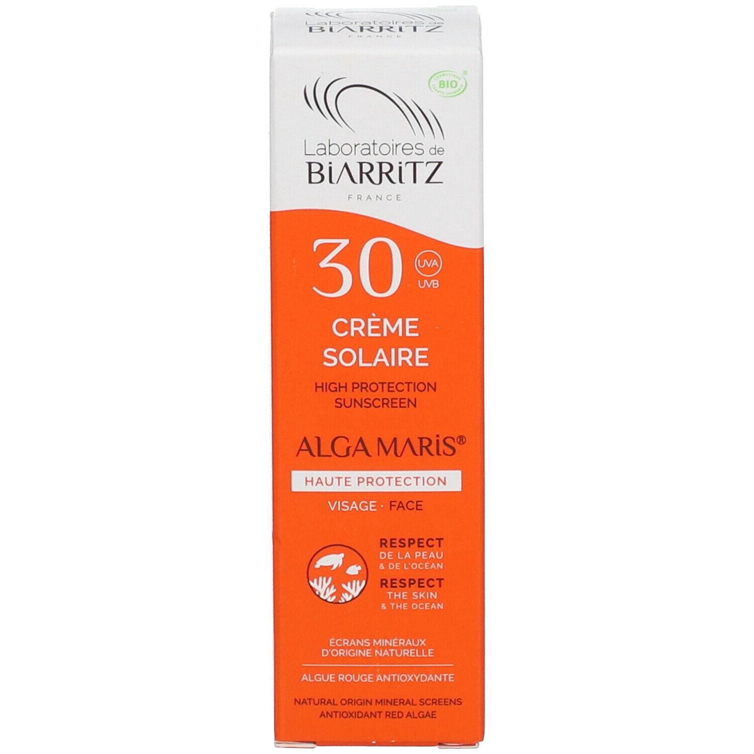 Alga Maris Crème Solaire Visage SPF30