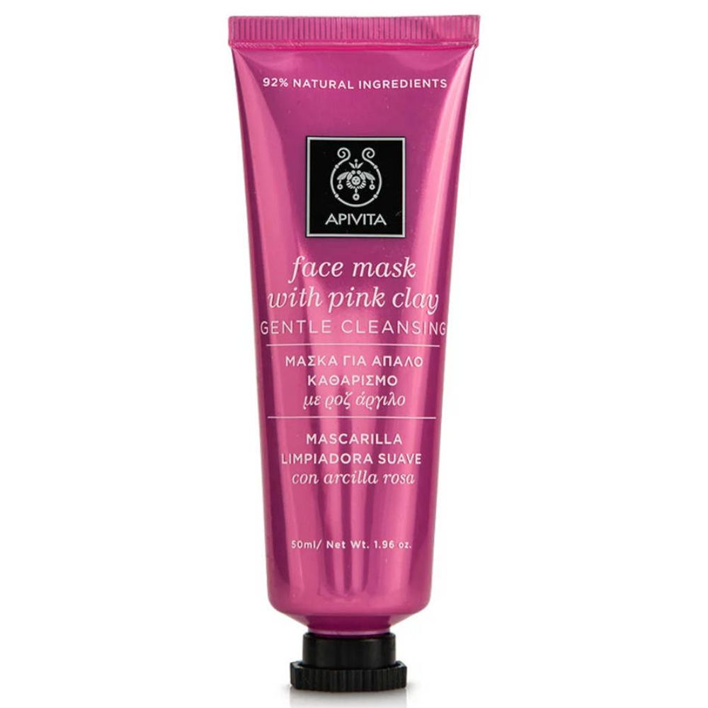 Apivita Masque Nettoyant Doux À Argile Rose