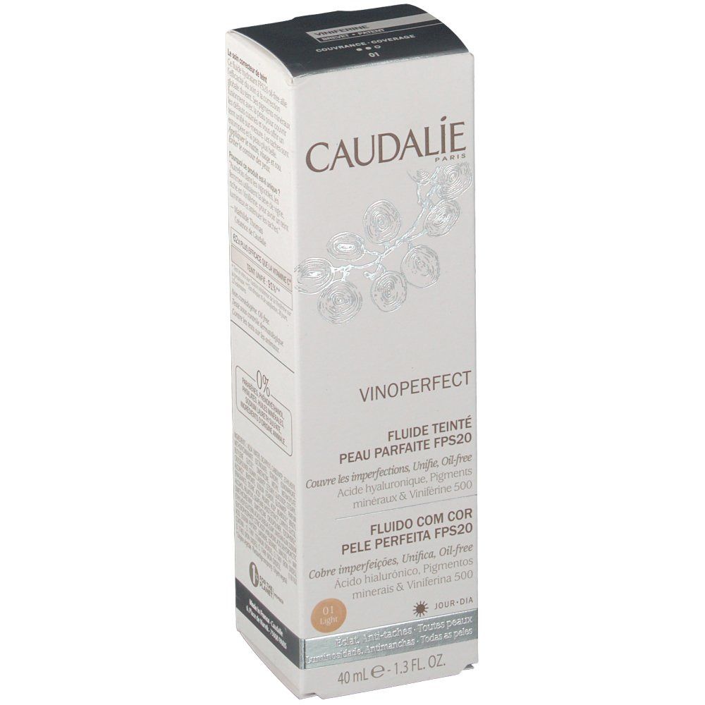 Caudalie Fluide Teindre Peau Parfaite SPF20 Light